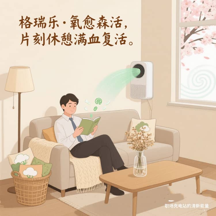 格瑞樂?氧愈森活 - 休息室空氣凈化解決方案：讓每一刻休憩都沉浸在森林般的愜意里